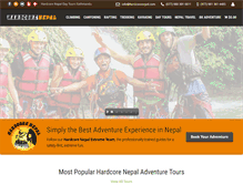 Tablet Screenshot of hardcorenepal.com